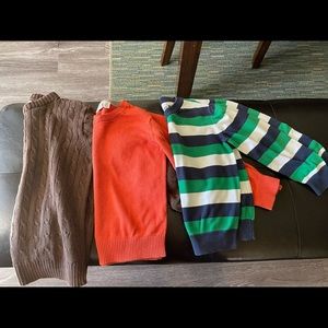 Kids long sleeve, Sizes range to 5/6, pre loved, and mixed brand.